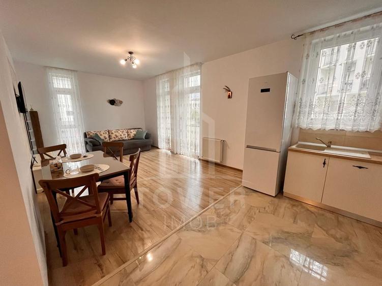 Apartament cu 2 camere, mobilat în Gușterița