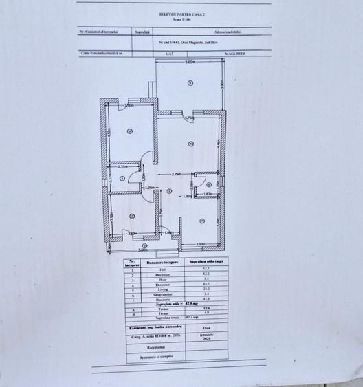 Duplex cu 3 camere cu Teren 240 Mp în Nord-Est