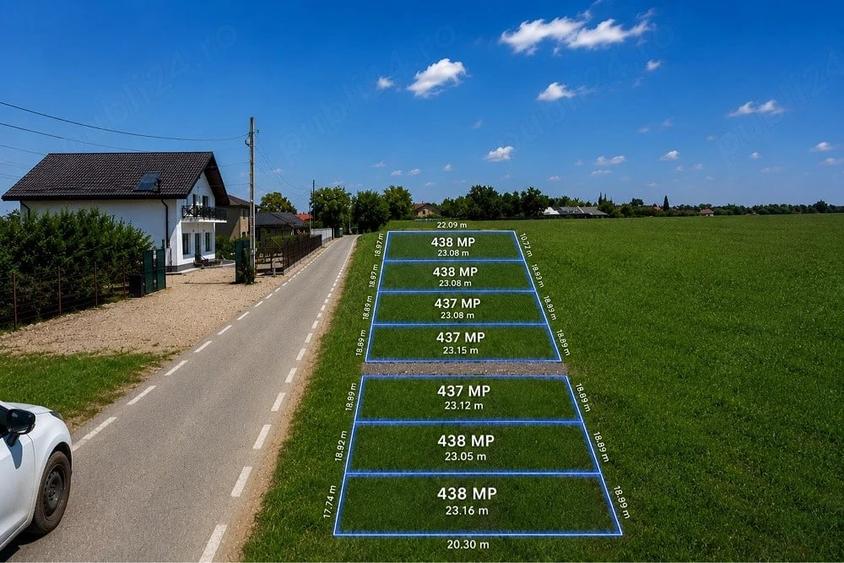 Teren de 438 mp, în Vernești