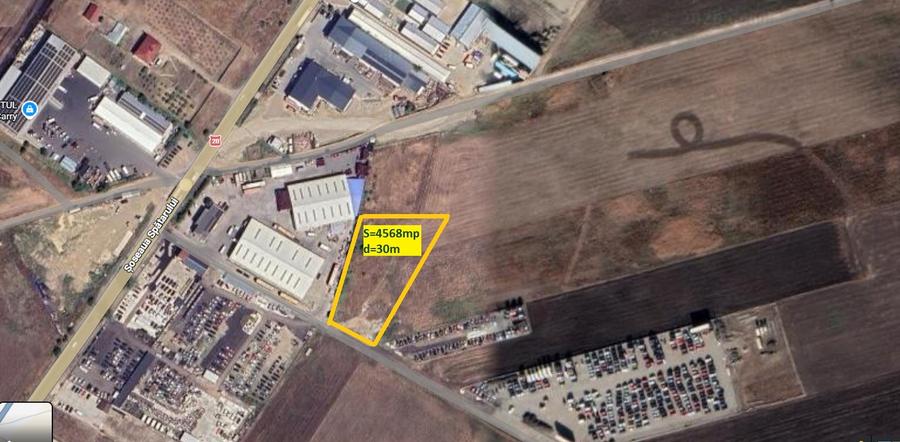 Teren intravilan de 4570 mp, în Nord-Est