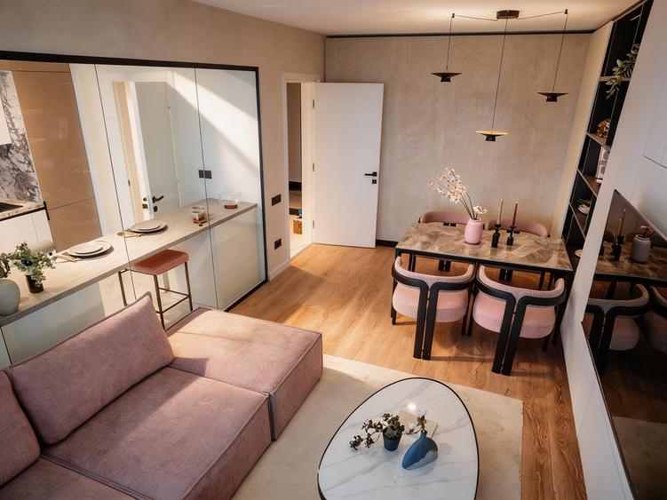 Apartament cu 2 camere decomandat în Theodor Pallady