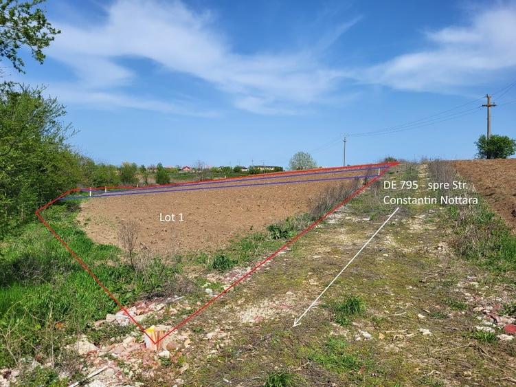 Teren Construcții intravilan de 500 mp, în Vlădiceasca