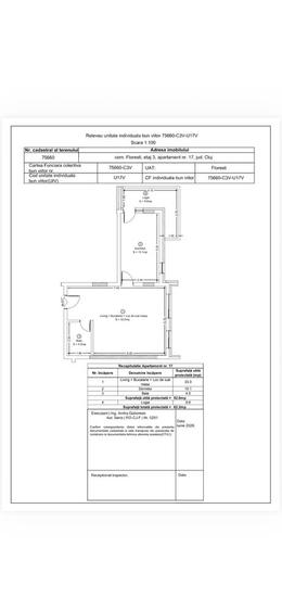Apartament cu 2 camere decomandat în Florești