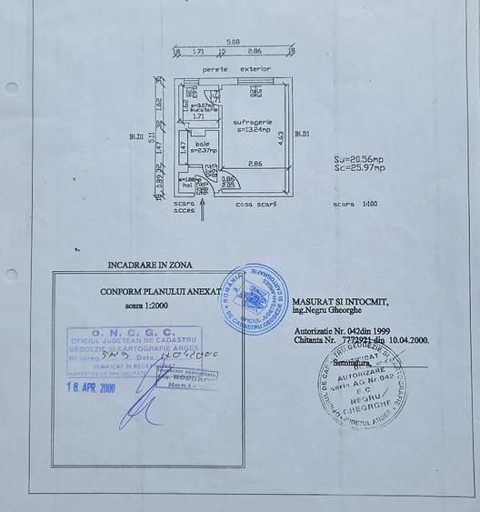 Garsonieră semidecomandată în Găvana