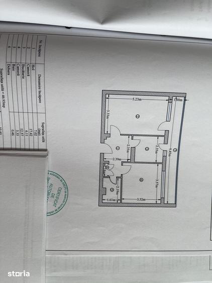 Apartament cu 2 camere decomandat în Malu Roșu