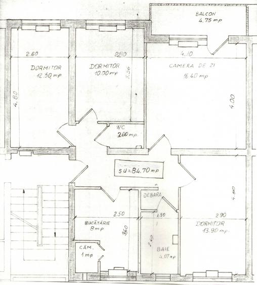 Apartament cu 4 camere decomandate, finisat , mobilat si utilat, cu 2 bai cu geam, zona Baisoara - 1
