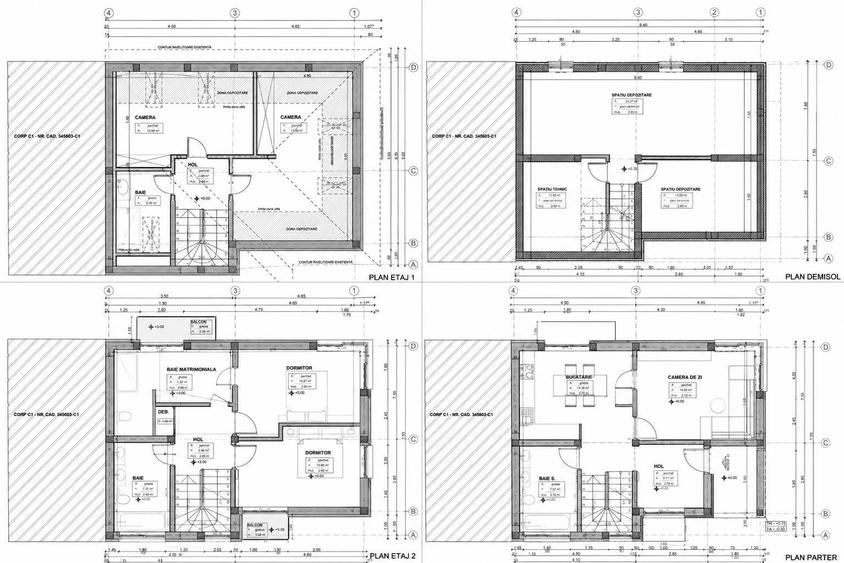 Casă cu 5 camere cu Teren 159 Mp în Borhanci