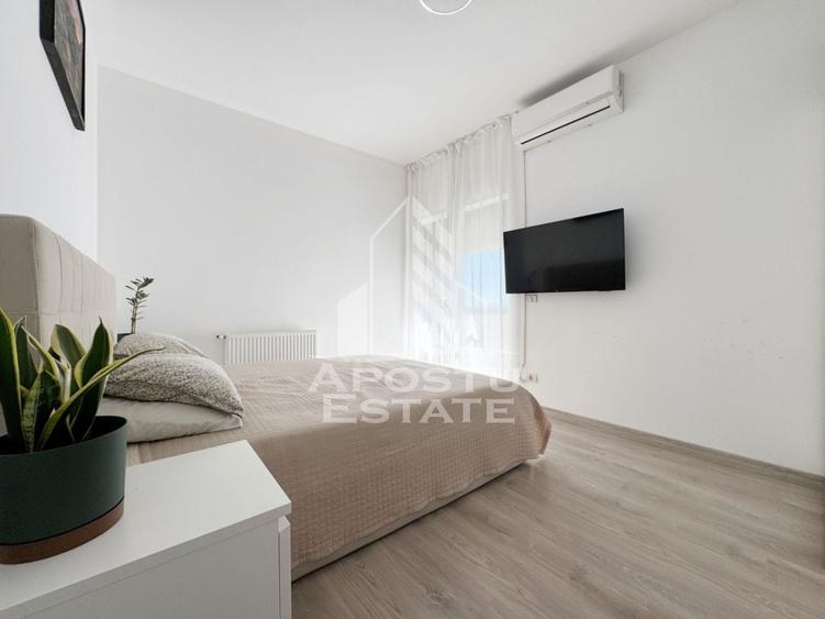 Apartament cu 4 camere semidecomandat, mobilat în Giroc
