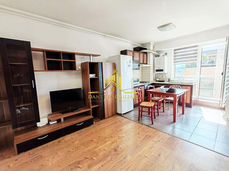 Apartament cu 2 camere semidecomandat, mobilat în Mărăști