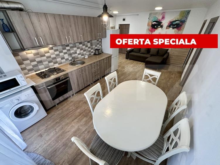 Apartament cu 3 camere semidecomandat, mobilat în Mănăștur
