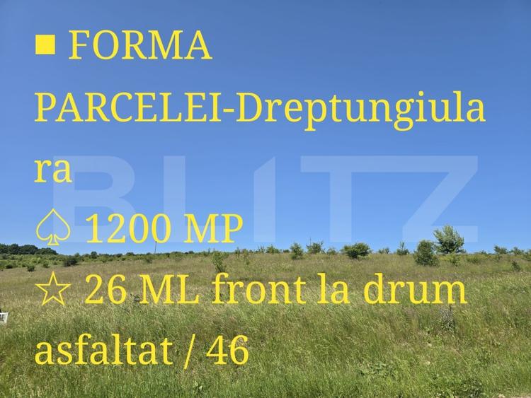 Teren Construcții intravilan de 1200 mp, în Sălicea