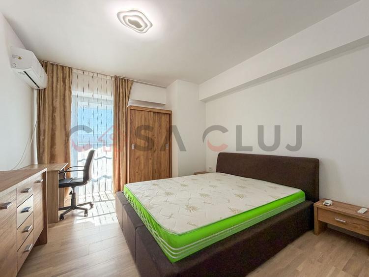 Apartament cu 2 camere semidecomandat, mobilat în Mănăștur