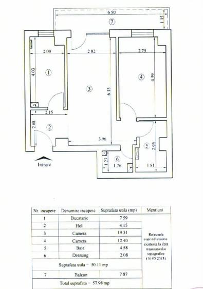 Apartament cu 2 camere decomandat în Tudor Vladimirescu