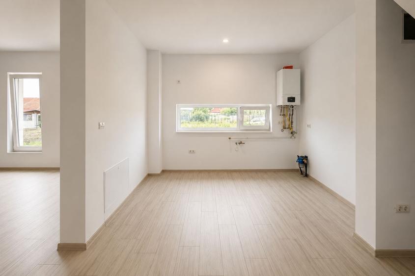 Duplex cu 4 camere cu Canalizare în Săcălaz