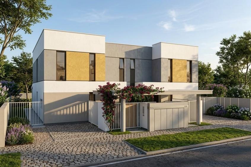 Duplex cu 4 camere cu Canalizare în Moșnița Nouă
