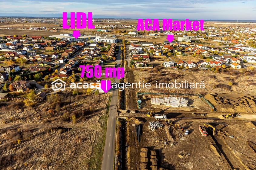 Teren Construcții intravilan de 750 mp, în Vladimirescu