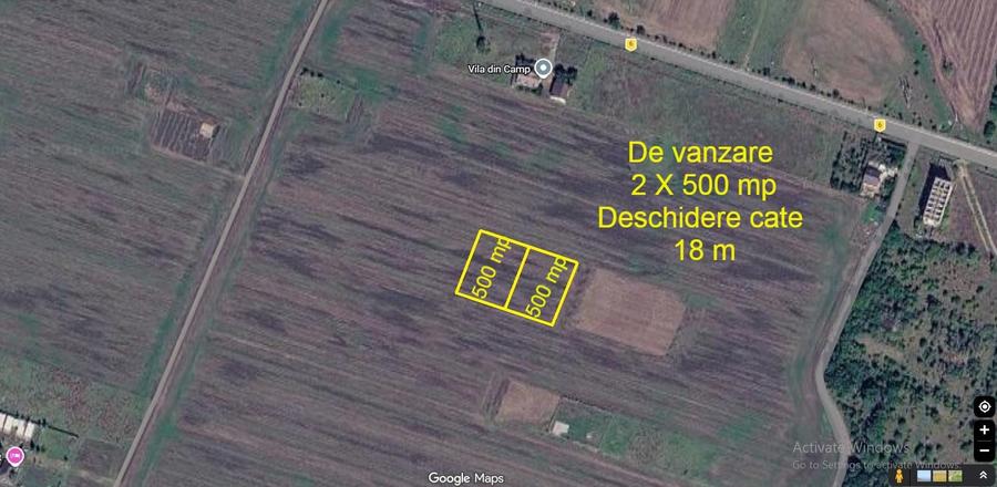 Teren Construcții intravilan de 500 mp, în Central