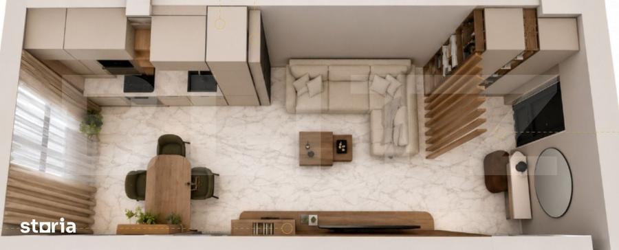Apartament cu 2 camere semidecomandat în Volovăț
