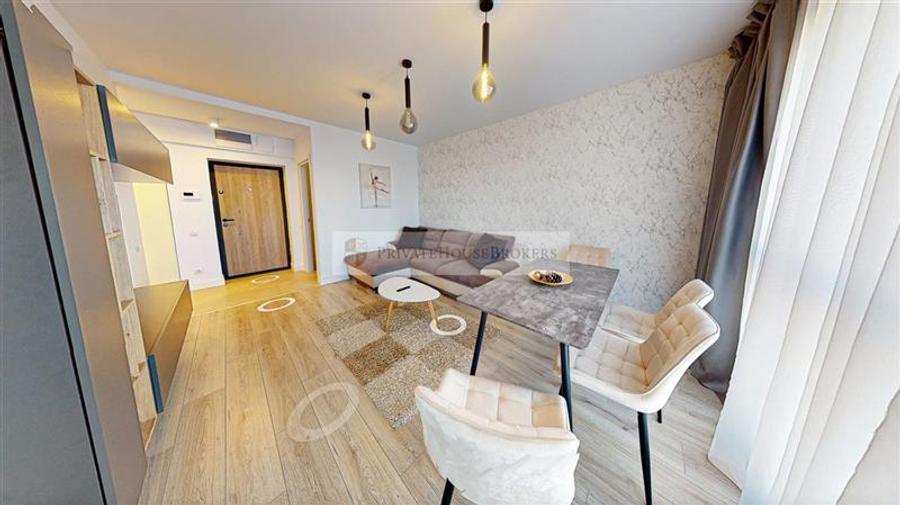 Apartament cu 2 camere decomandat, mobilat în Pipera