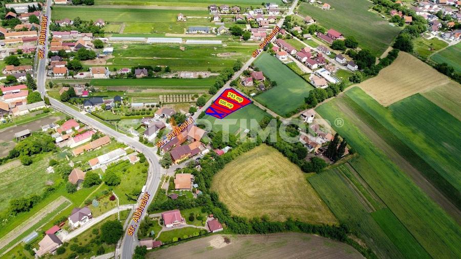 Teren Construcții intravilan de 743 mp, în Stupini