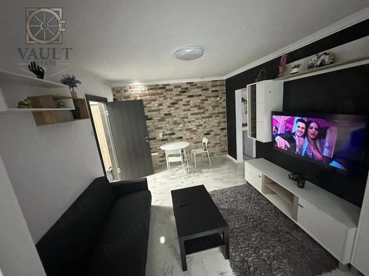 Apartament cu 2 camere semidecomandat, mobilat în Giurgiului