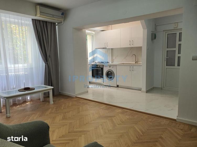 Apartament cu 3 camere, mobilat în Cișmigiu