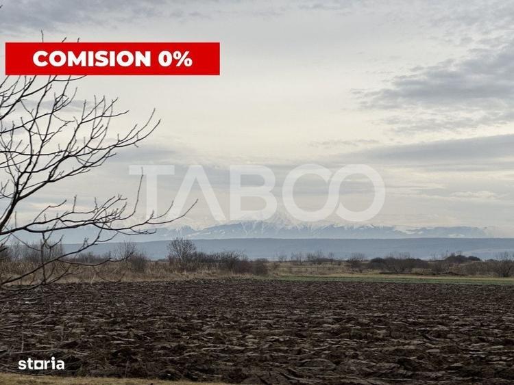 Teren 3750 mp deschidere 54 m de vanzare in Paltinis Sibiu - 1