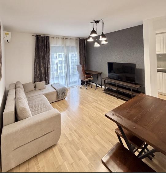 Apartament cu 2 camere semidecomandat, mobilat în Domenii