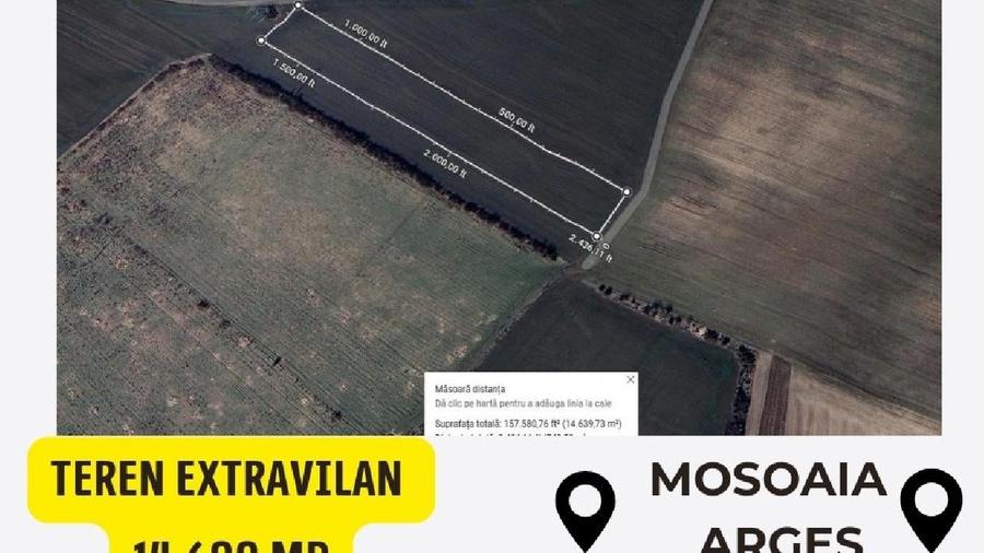 Teren agricol extravilan de 14600 mp, în Moșoaia