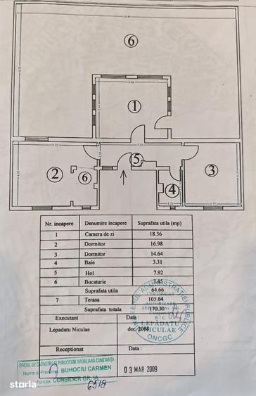 UNICAT! Apartament cu 3 camere Mobilat si Utilat cu Terasa de 105 mp - 13