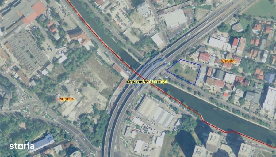 PASAJ Mihai Bravu - BUCURESTI, Teren intravilan construibil - 3.000 m2 - 4