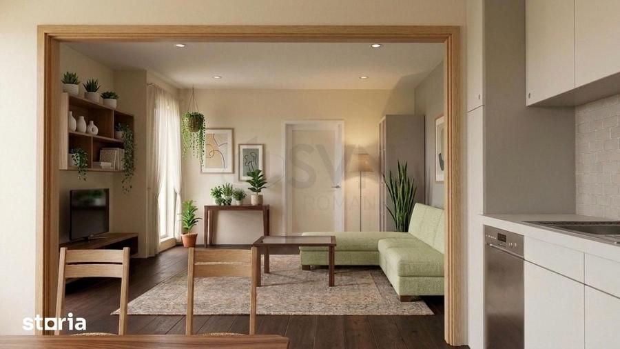 Apartament cu 2 camere în Timpuri Noi