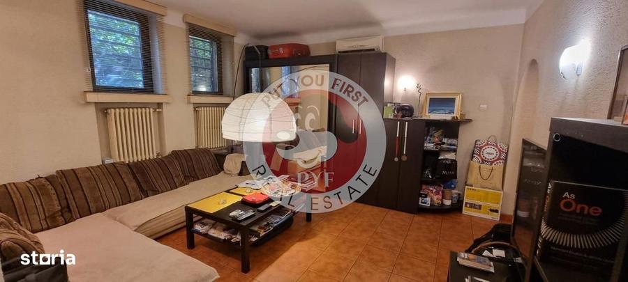 Apartament cu 2 camere semidecomandat, mobilat în Romană