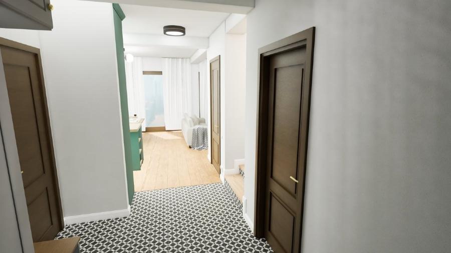 Casă individuală cu 4 camere cu Teren 395 Mp în Baciu