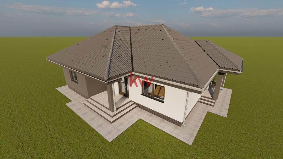 Casă individuală cu 4 camere cu Teren 500 Mp în Bucium