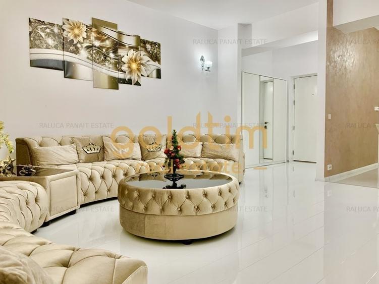 Apartament cu 3 camere semidecomandat, mobilat în Pipera