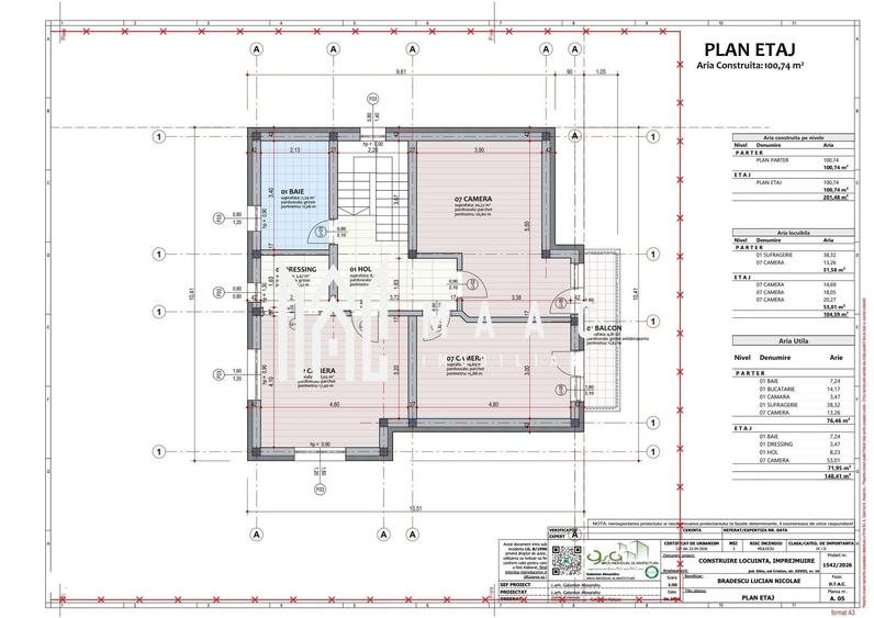 Casă cu 4 camere cu Teren 445 Mp în Lazaret
