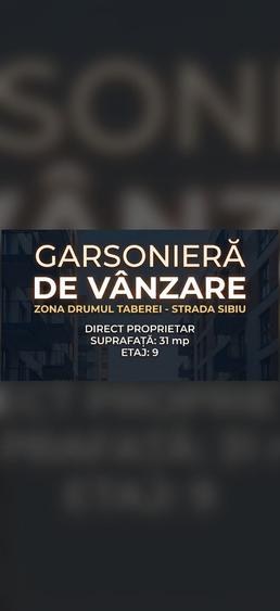 Garsonieră semidecomandată în Drumul Taberei