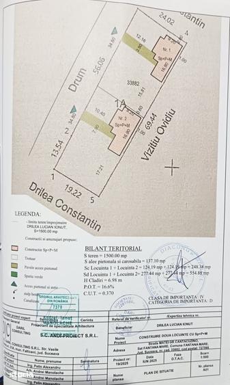 Casă cu 5 camere cu Teren 750 Mp în Fântâna Mare