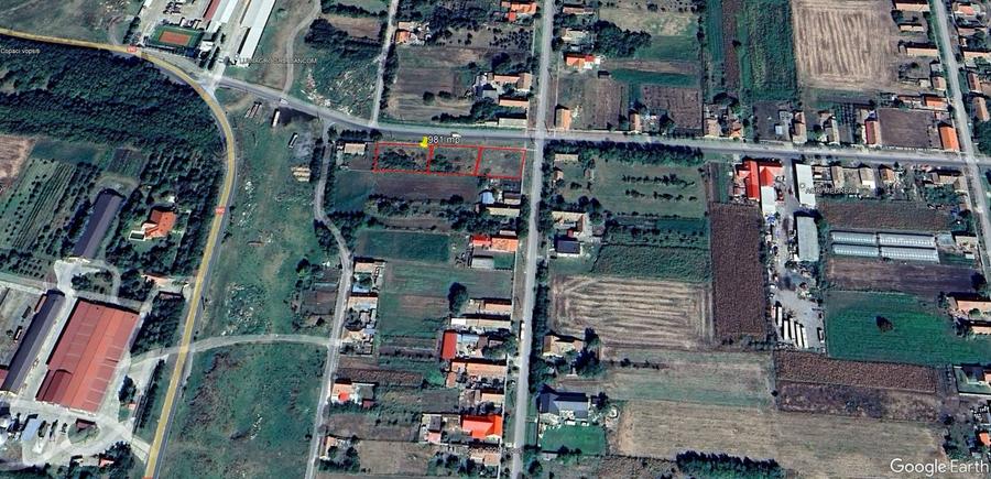 Teren Construcții intravilan de 981 mp, în Comloșu Mare