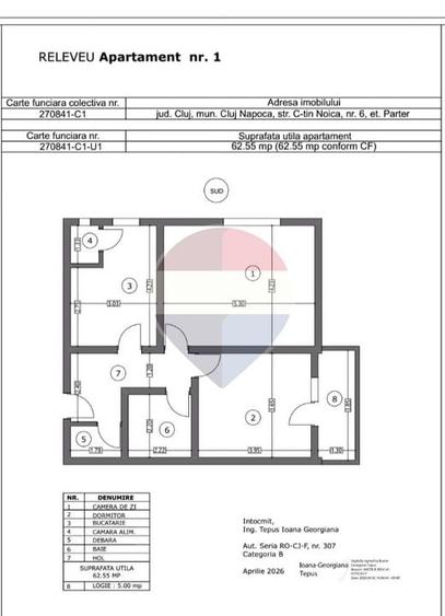 Apartament cu 2 camere decomandat, mobilat în Zorilor