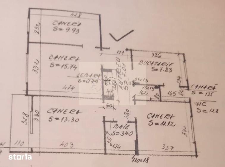 Apartament cu 4 camere în Grigorescu