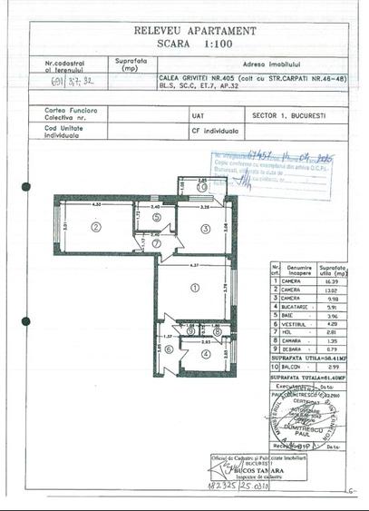 Apartament 3 camere Metrou 1 Mai/Grivitei - 2