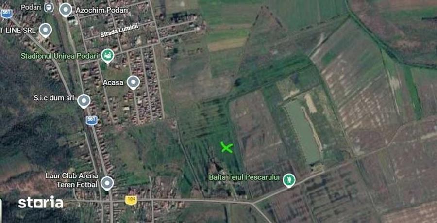 Teren intravilan 4.732 mp Livezi, Podari 8 km de Craiova - 2