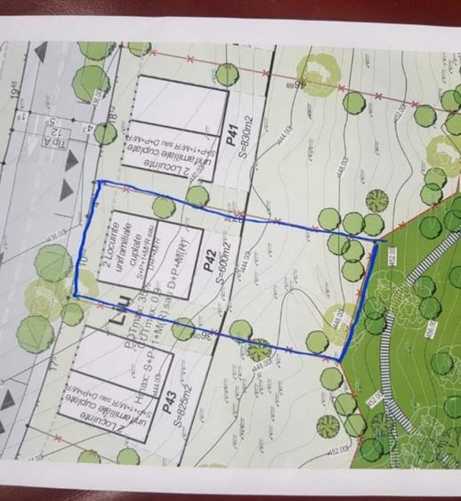 Teren Construcții intravilan de 820 mp, în Borhanci