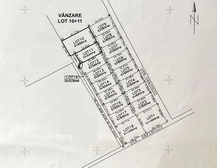 Teren Construcții intravilan de 1542 mp, în Central
