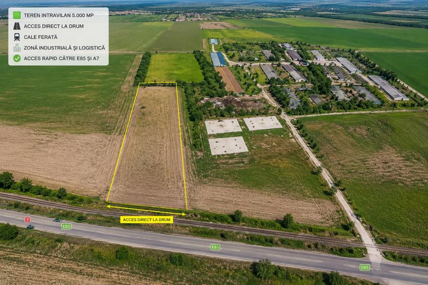 Teren Construcții intravilan de 5000 mp, în Micro 14