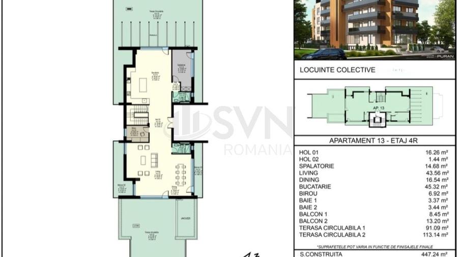 Apartament cu 7 camere în Central