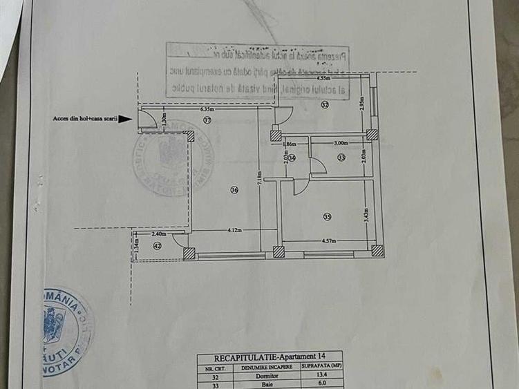 Apartament cu 3 camere semidecomandat în Exterior Est