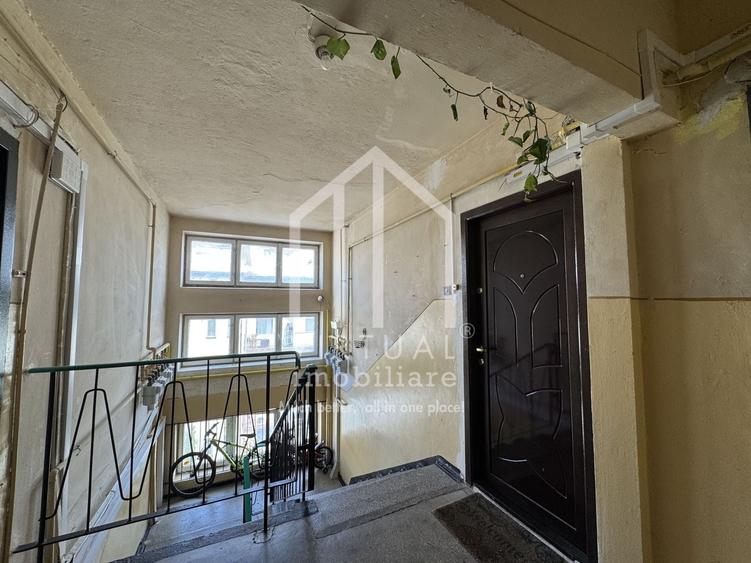 Apartament cu 2 camere semidecomandat în Hipodrom 2